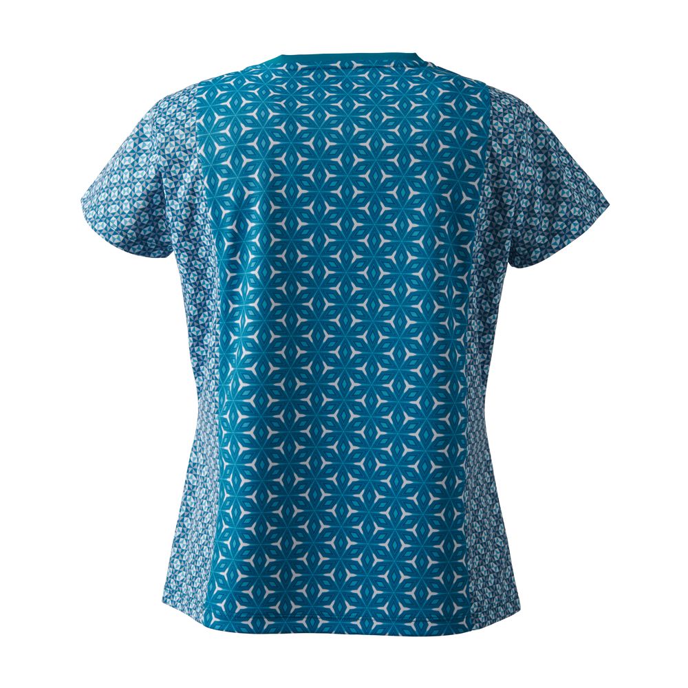 prince プリンス 上下セットL青 テニスウェア スポーツTシャツスコート ws5074-all.jpg