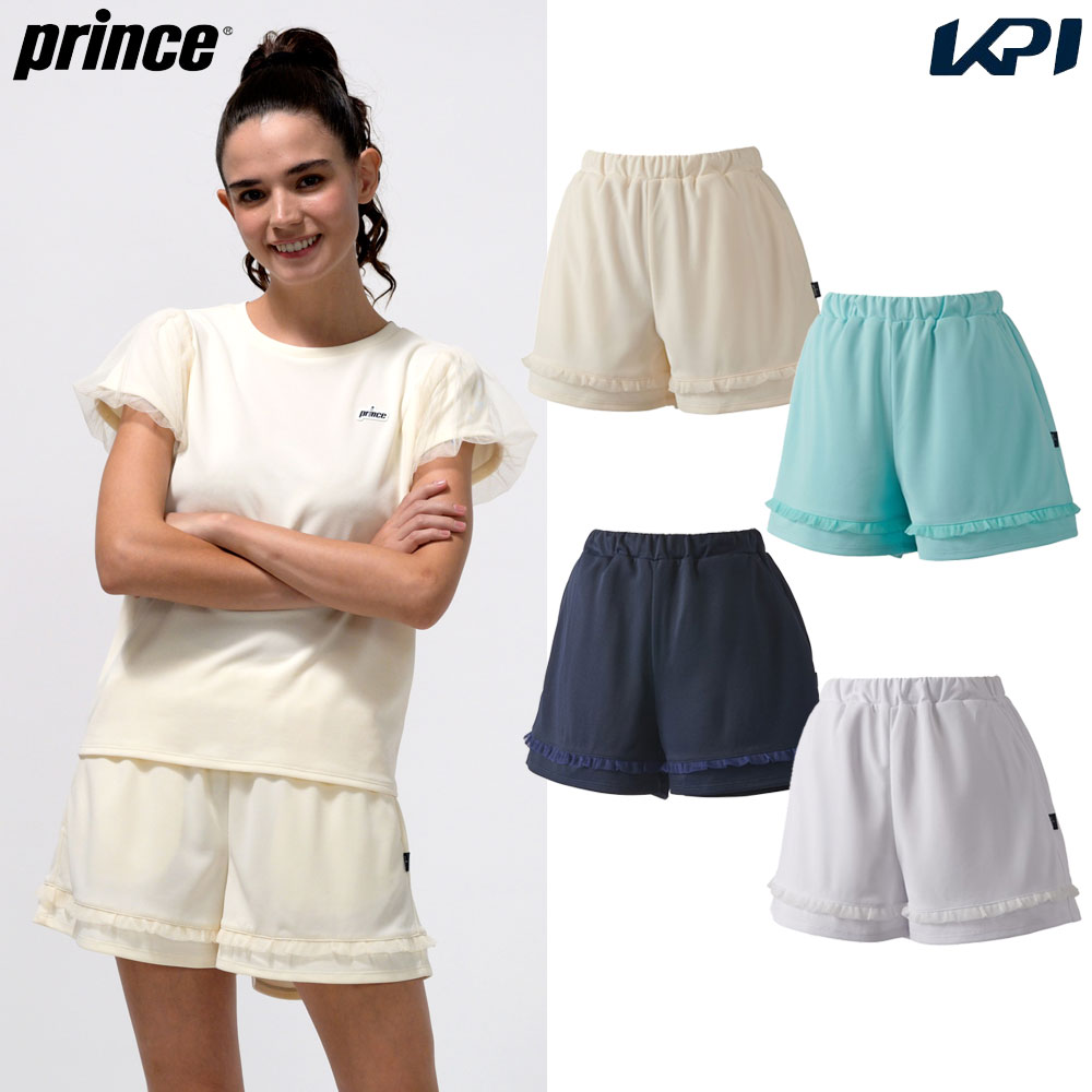 Prince WS5319 ベージュ LL キュロット Prince（プリンス） テニスウェア レディース キュロット WS5319