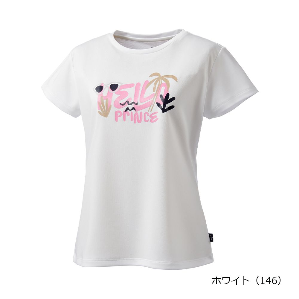 Prince(プリンス) テニスウェア レディース Tシャツ WS6062 2026SS Prince(プリンス) テニスウェア レディース Tシャツ WS6062 2026SS