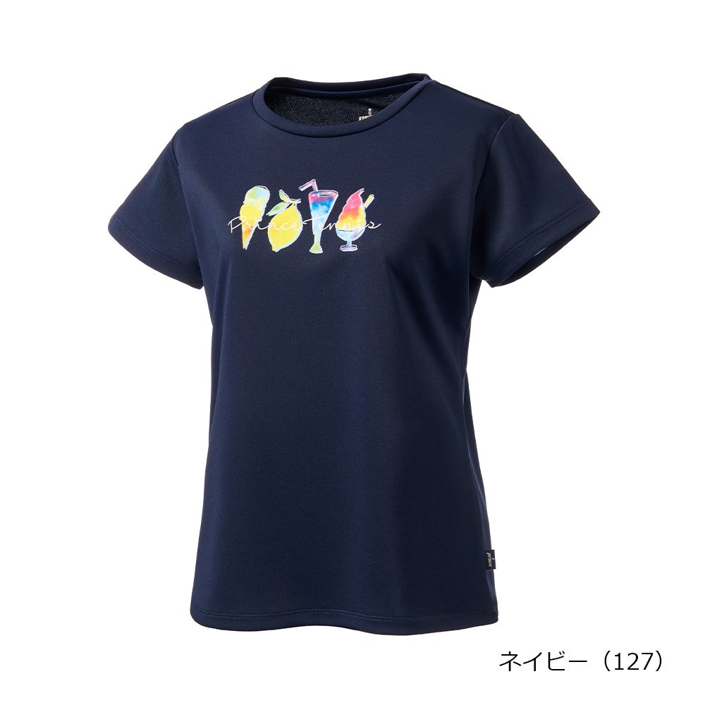 Prince プリンス テニスウェア 半袖Tシャツ MS3005 ネイビー新品L Prince プリンス テニスウェア 半袖Tシャツ ゲームシャツ MS3005