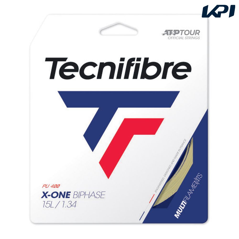 『即日出荷』テクニファイバー Tecnifibre テニスガット・ストリング  X-ONE BIPHASE  エックスワンバイフェイズ  1.34mm TFG203  TFSG201