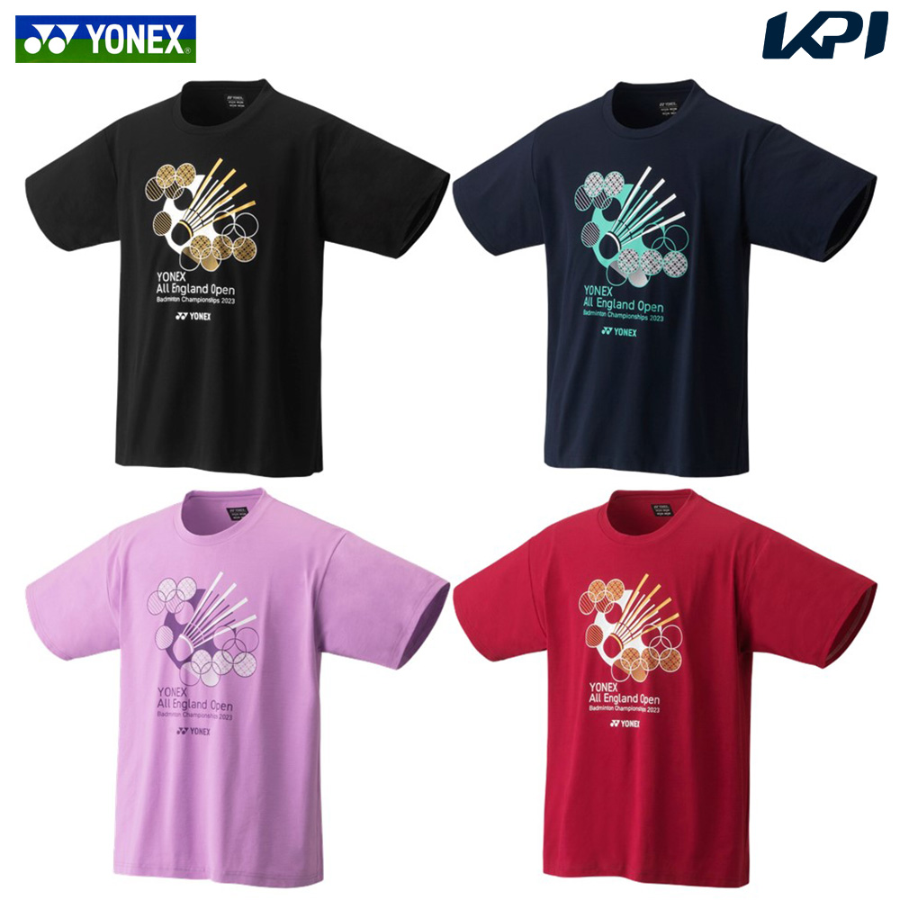 『即日出荷』ヨネックス YONEX バドミントンウェア ユニセックス ユニドライTシャツ ヨネックス全英選手権2023 大会記念Tシャツ  YOB23001 2023SS