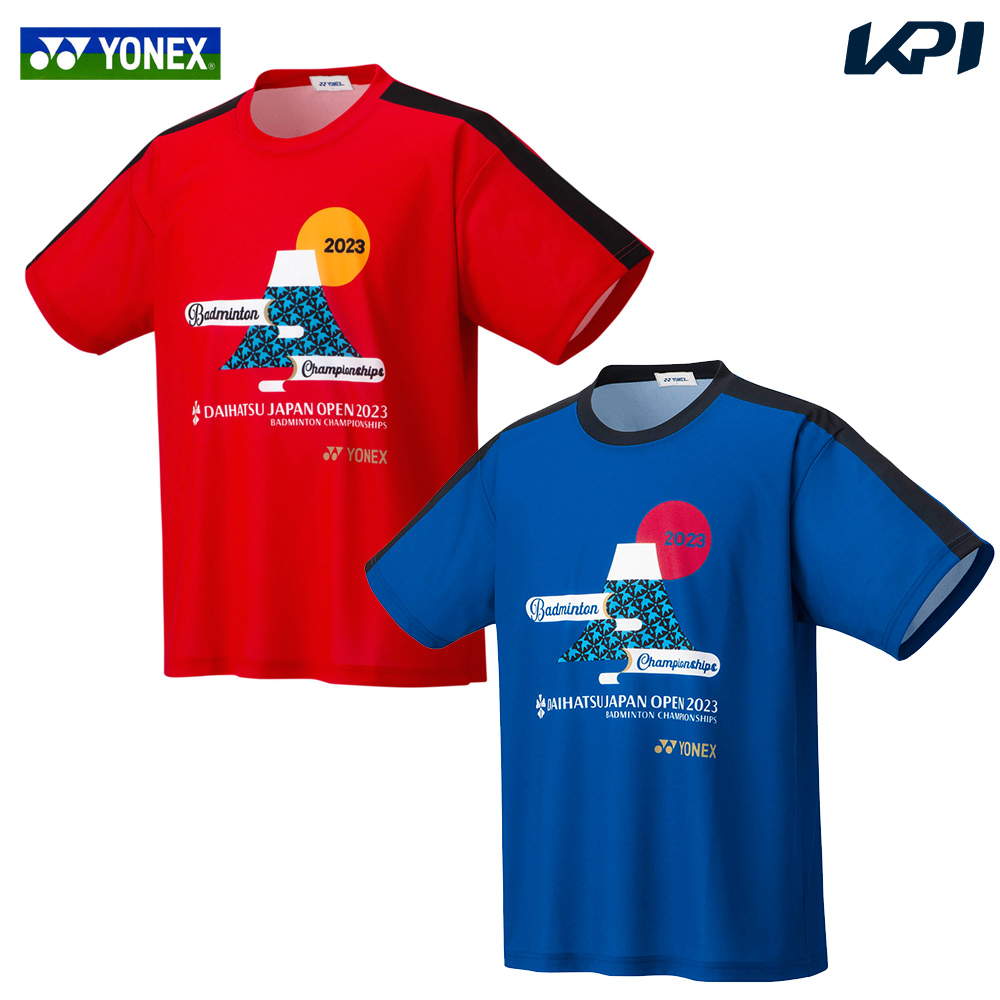 ヨネックス YONEX バドミントンウェア ユニセックス ダイハツジャパンオープン2023 記念Tシャツ ユニドライTシャツ YOB23230  2023FW 『即日出荷』