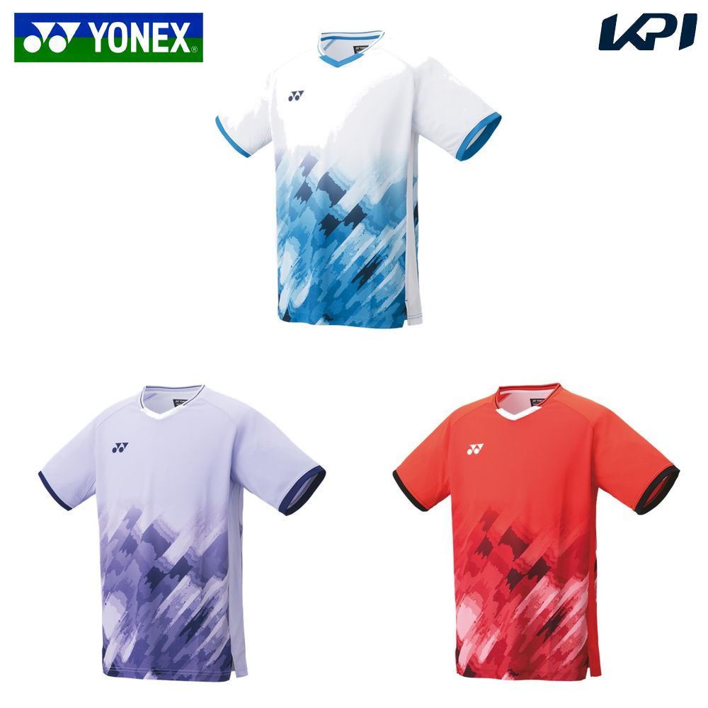 ヨネックス YONEX テニスウェア メンズ   ゲームシャツ フィットスタイル  10581 2024FW