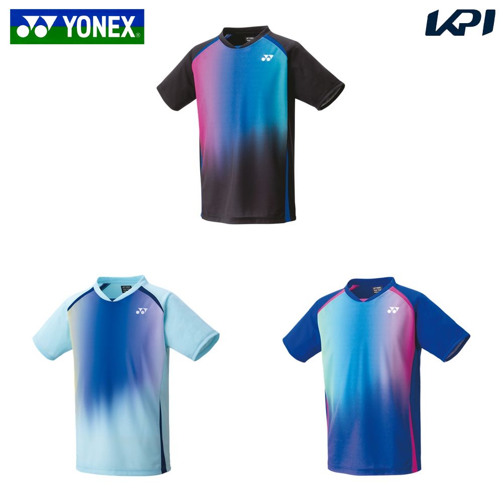 ヨネックス YONEX テニスウェア ユニセックス   ゲームシャツ フィットスタイル  10599 2024SS｜kpi24
