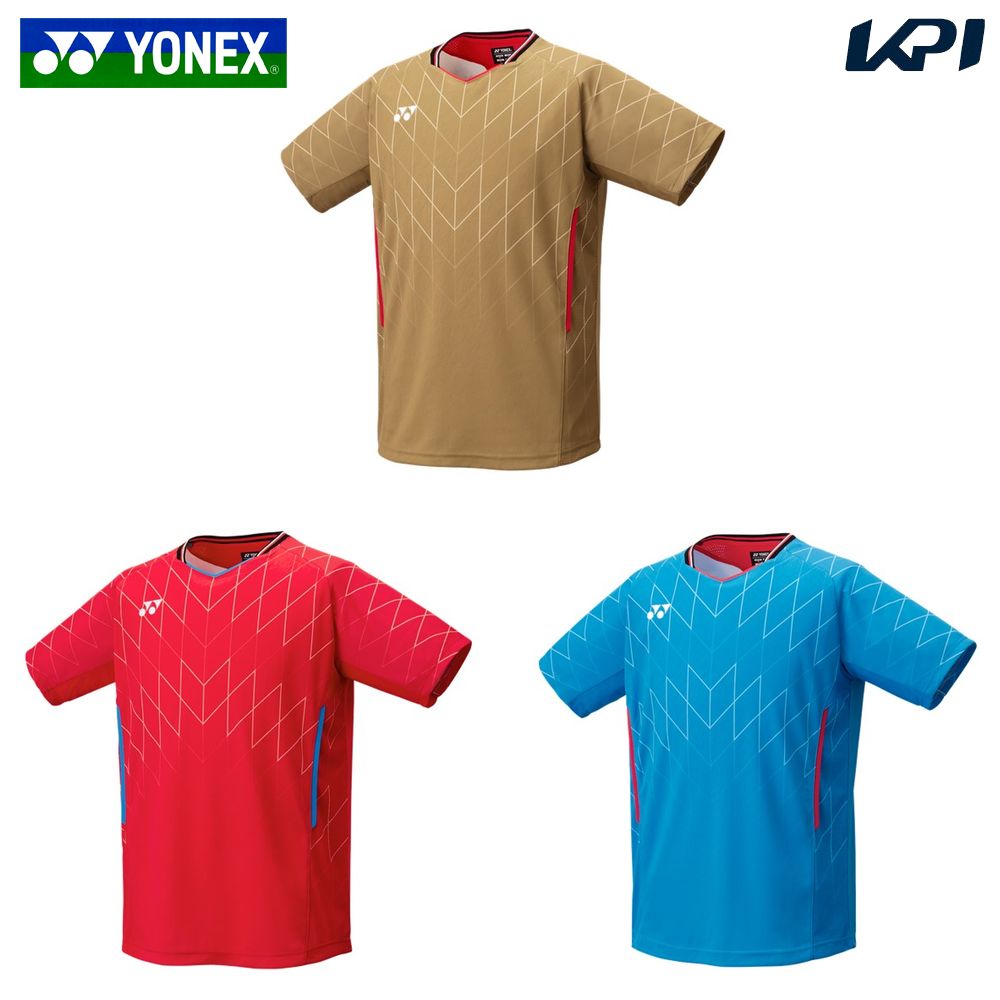 ヨネックス YONEX バドミントンウェア メンズ   メンズゲームシャツ フィットスタイル  10698 2025SS | YONEX