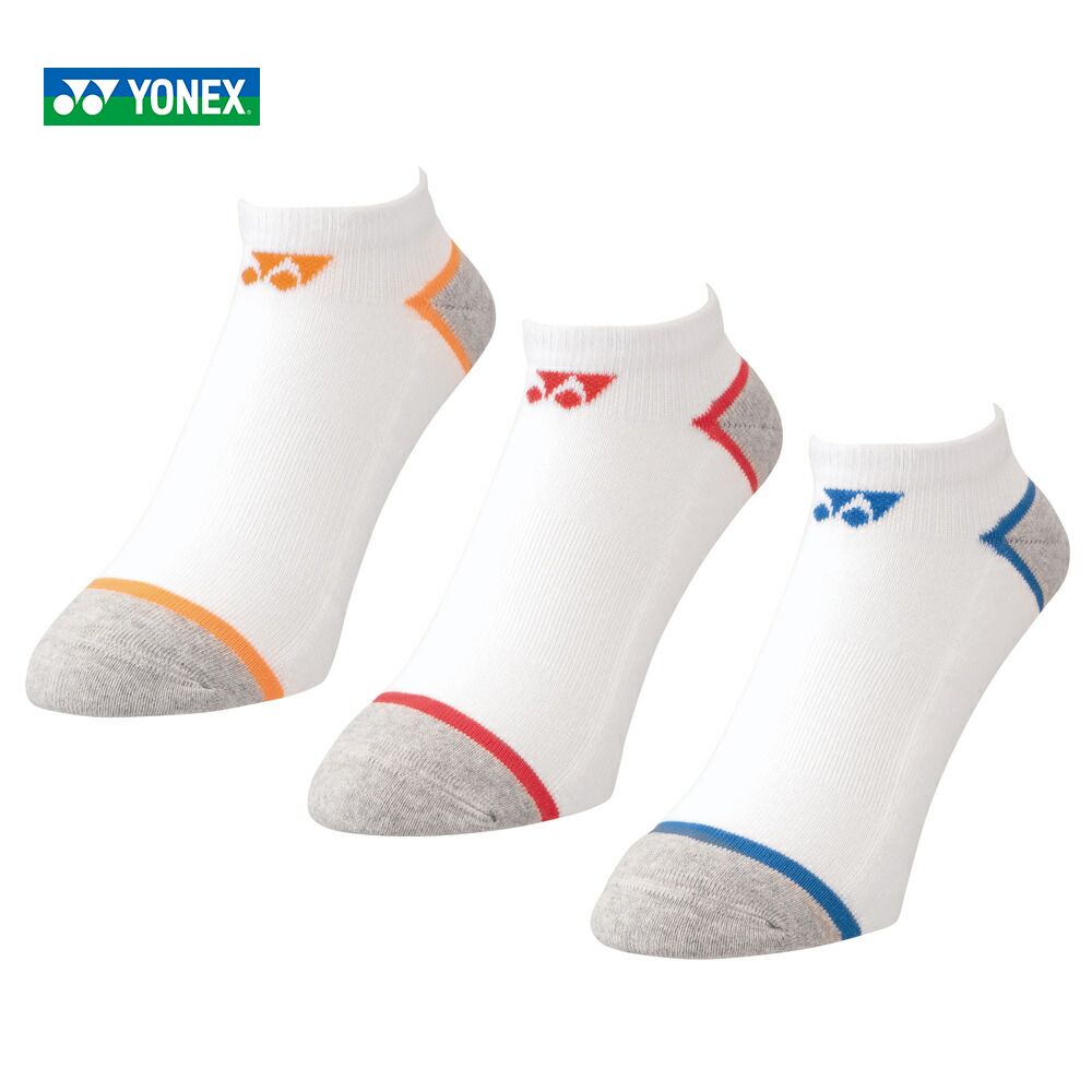 『即日出荷』「3足組」ヨネックス YONEX テニスウェア メンズ スニーカーインソックス 3足セット  19184Y 2021FW