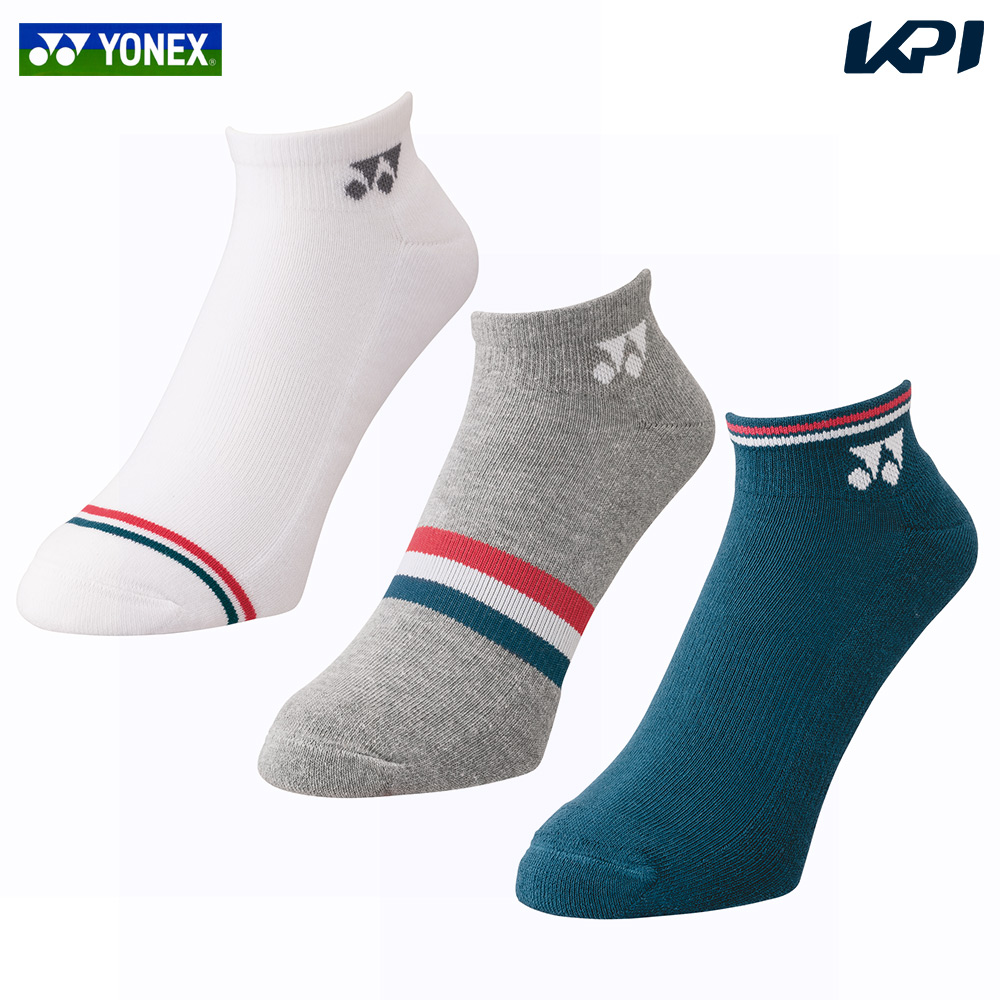 『即日出荷』「3足組」ヨネックス YONEX テニスウェア メンズ  スニーカーインソックス 3足セット  3P 受注会限定  19223Y 2024FW