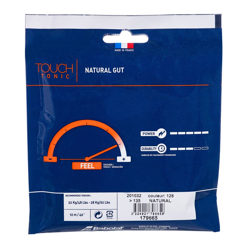 バボラ Babolat テニスガット・ストリング TOUCH TONIC タッチトニック 12m単張 201032 関連画像1