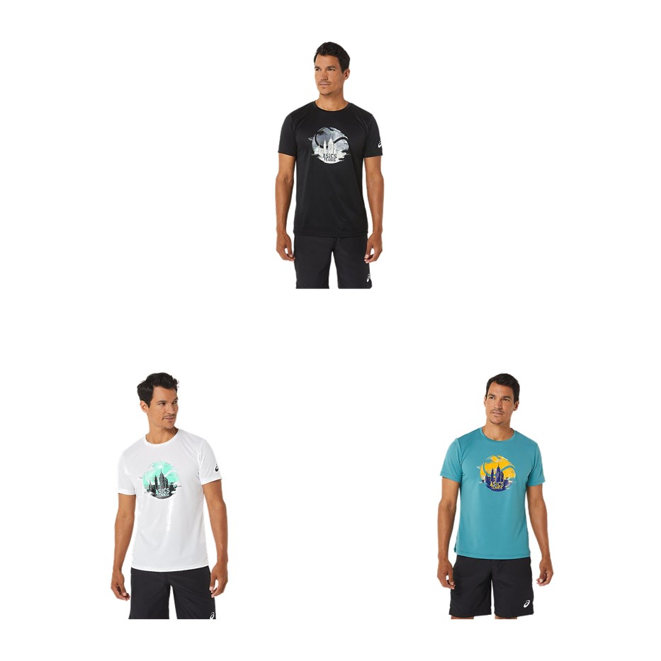 アシックス asics テニスウェア メンズ ＴＥＮＮＩＳ　ＧＲＡＰＨＩＣ　ＴＥＥ 2041A238 2022FW