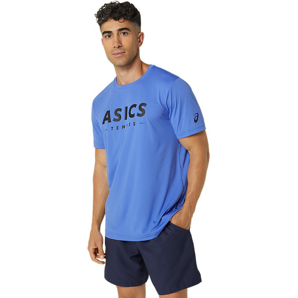 アシックス asics テニスウェア メンズ   ドライプリント半袖シャツ 2041A259-- 2024SS｜kpi24｜04