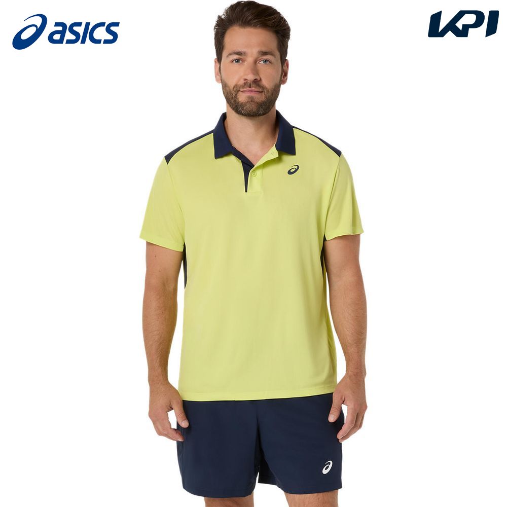 アシックス asics テニスウェア メンズ   ポロシャツ 2041A340-302 2026SS