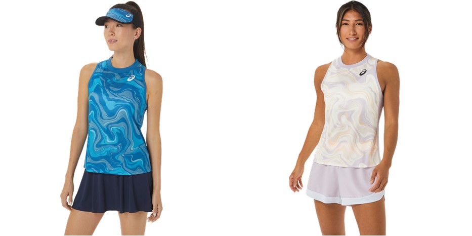 アシックス asics テニスウェア レディース MATCH GRAPHIC TANK 2042A250 2023SS