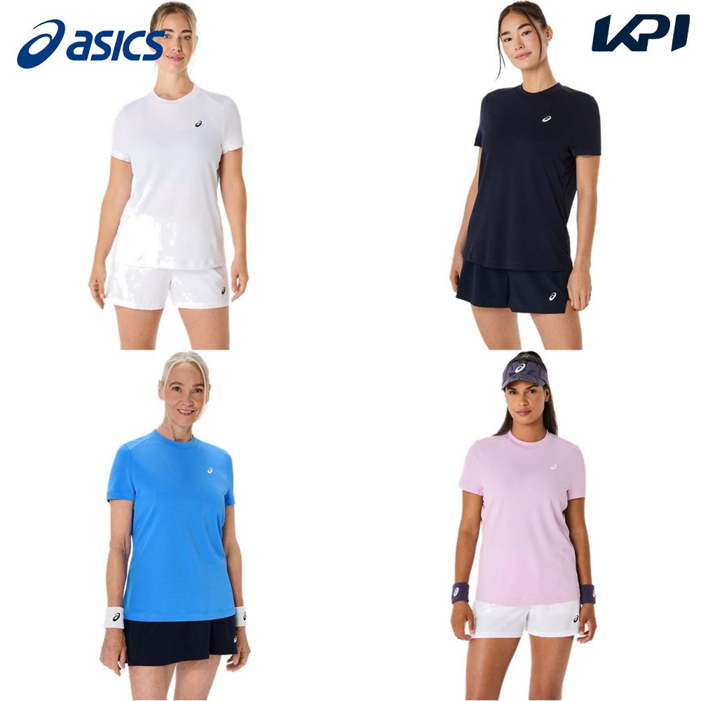 アシックス asics テニスウェア レディース   COURT SS TOP 2042A371 2025SS