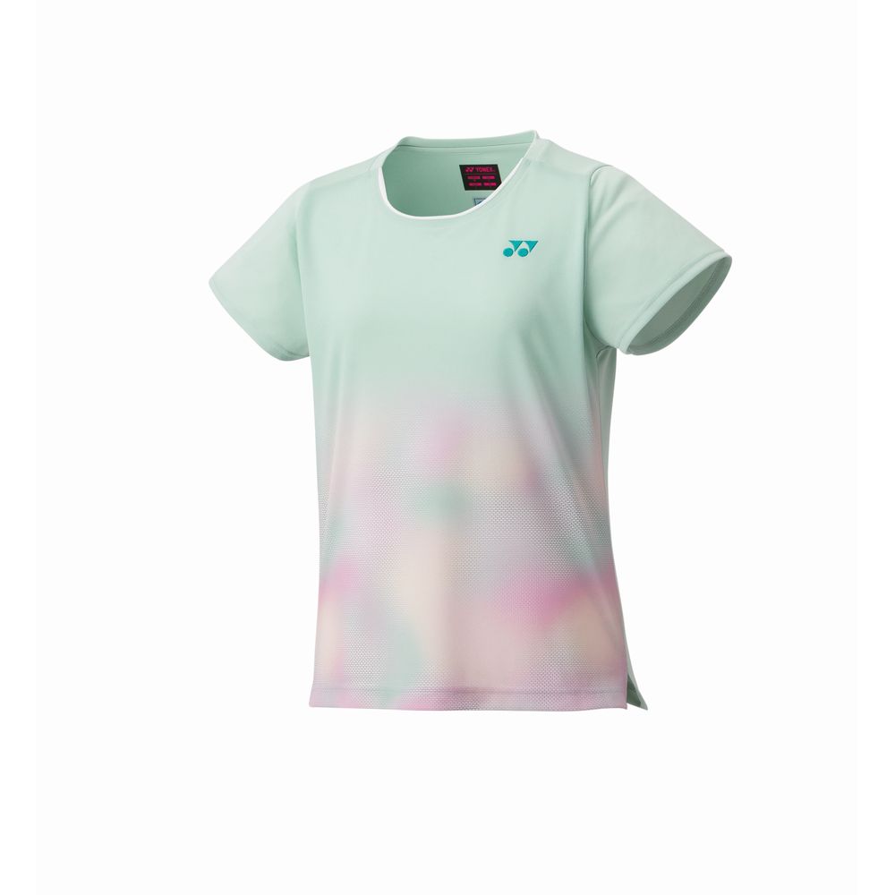 ヨネックス ウィメンズゲームシャツ スモークピンク2025SS