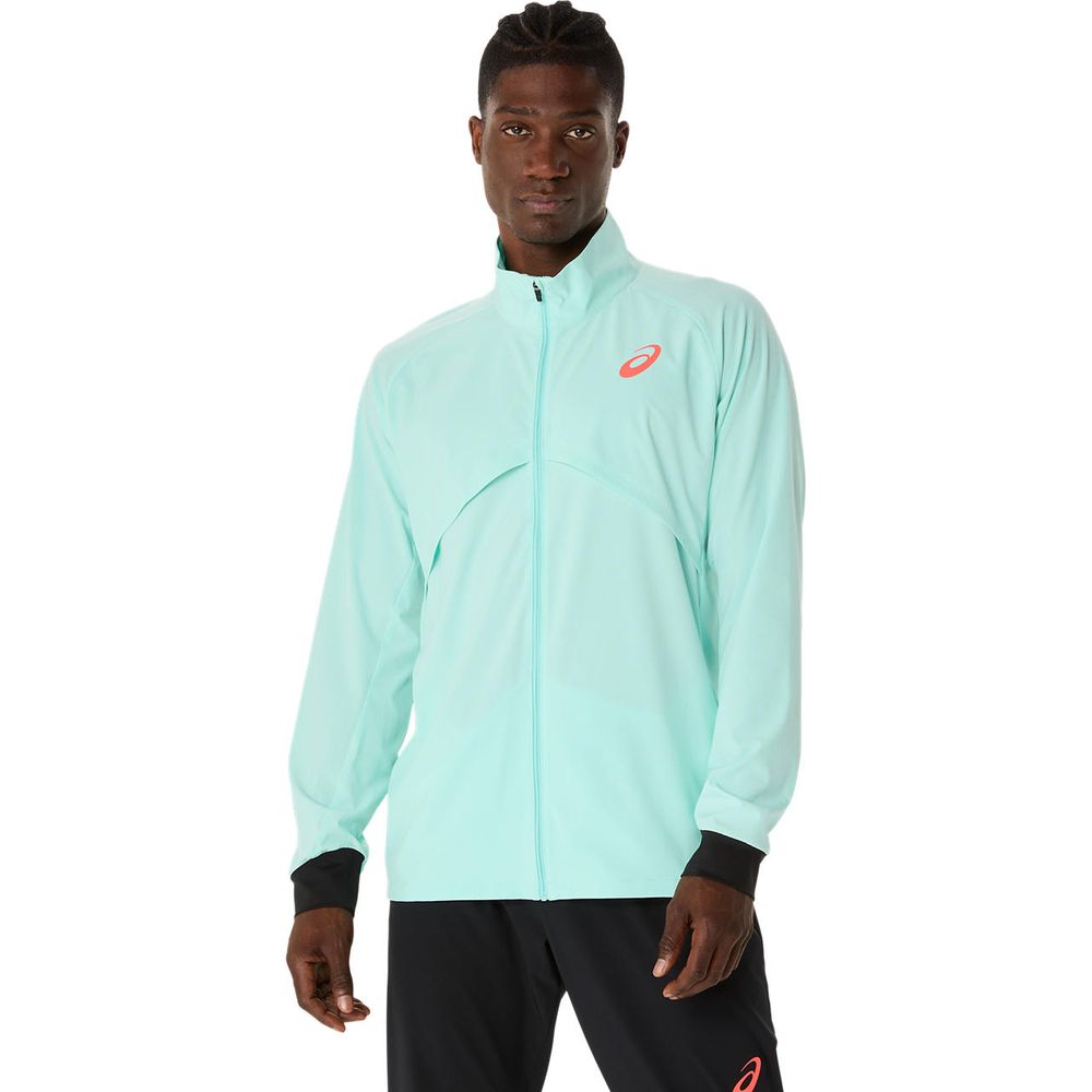 アシックス asics 陸上ウェア メンズ   HYBRID STRETCH WOVEN JACKET 2091A752-413 2025SS