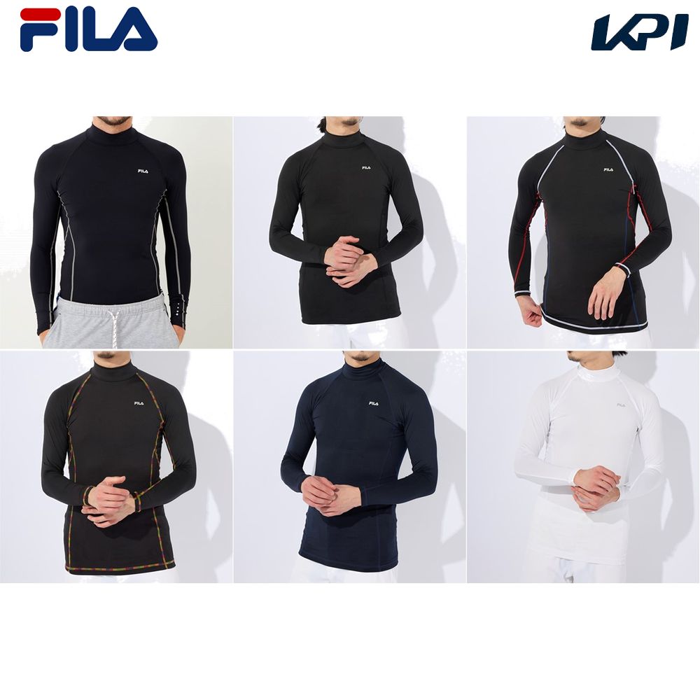 フィラ FILA フィットネスウェア メンズ   ＤＲＹ長袖ハイネックインナー 445111K 2023FW