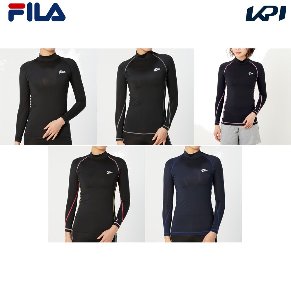 フィラ FILA フィットネスウェア レディース   ＤＲＹ長袖ハイネックインナー 445406K 2023FW