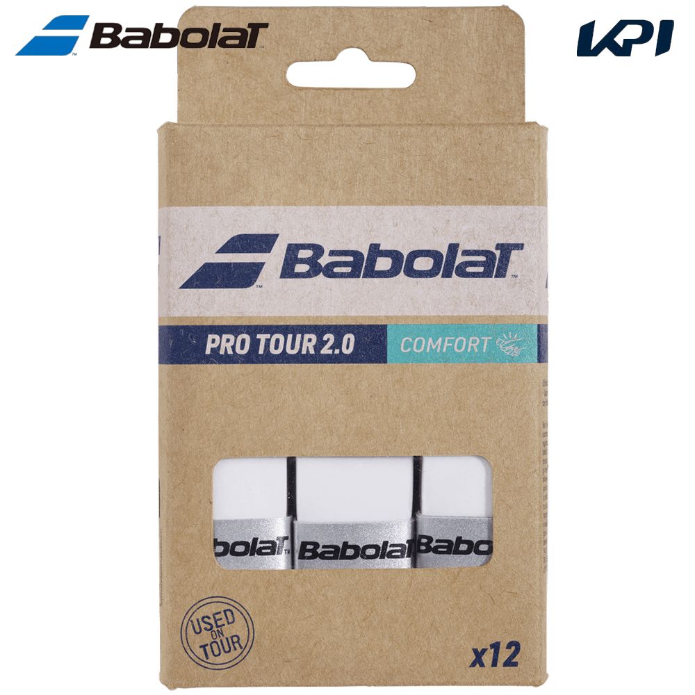 Babolat（バボラ） テニスグリップテープ PRO TOUR 2.0 x 12 プロ