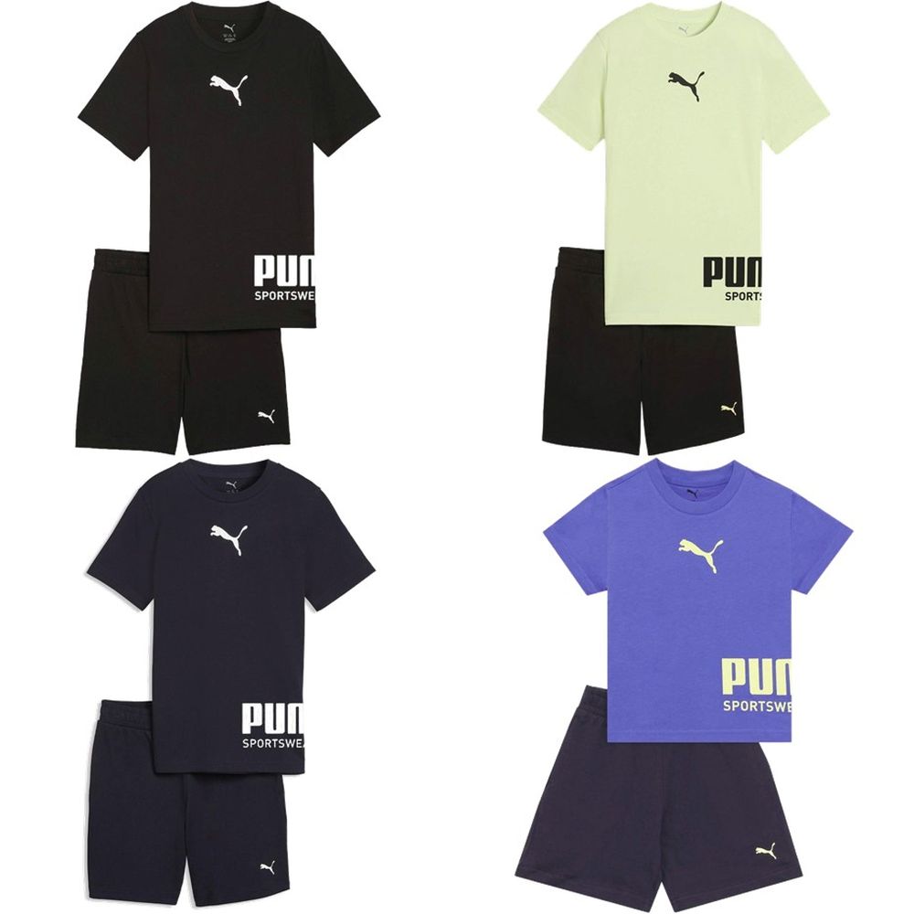 プーマ PUMA マルチSPウェア ジュニア   PUMA SPORT Tシャツ AND ショートPT セット B 694285 2026SS