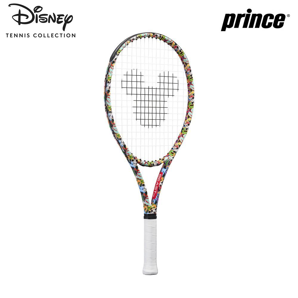 「ガット張り上げ済」プリンス Prince テニスジュニアラケット ジュニア ディズニー Disney BEAST 25 ビースト 25 ミッキーマウス 7TJ214 『即日出荷』
