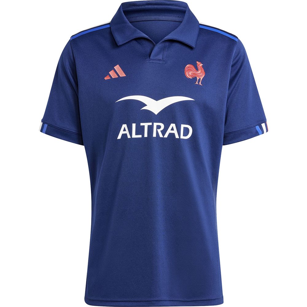 専用　レア adidas ラガーシャツ ラグビージャージ フランス アディダス アディダス フランス代表 ラグビー ホーム パフォーマンス
