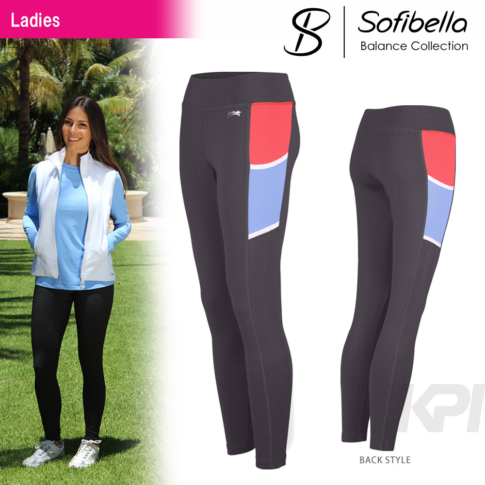 Sofibella ソフィベラ 「Balance Collection バランスコレクション 　Legging BA1440」テニスウェア「SSウェア」『即日出荷』｜kpi24
