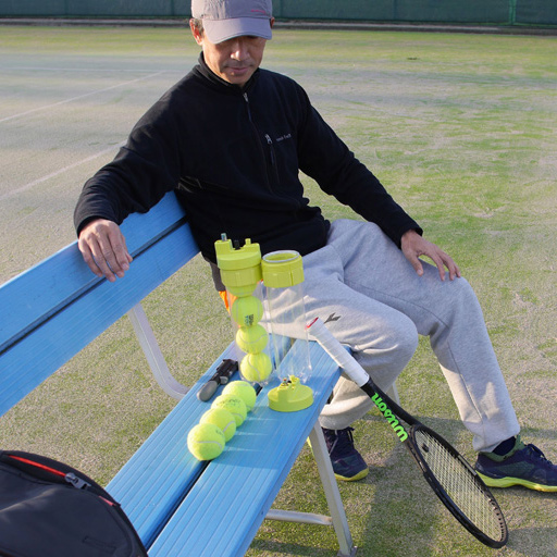『即日出荷』ボールレスキュー Ball Rescuer セット 空気入れ付 テニスボール空気圧維持・回復装置 ball-rescuer-set テニスアクセサリー |  | 03