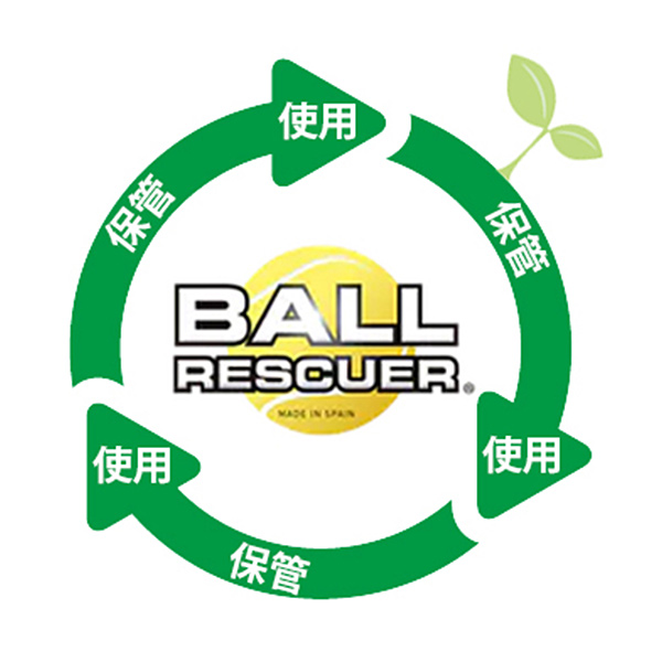 『即日出荷』ボールレスキュー Ball Rescuer セット 空気入れ付 テニスボール空気圧維持・回復装置 ball-rescuer-set テニスアクセサリー |  | 08