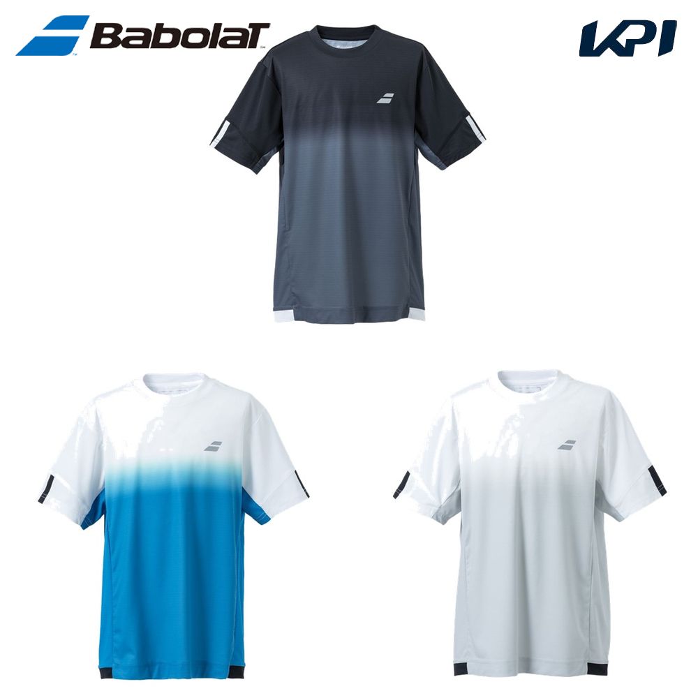 バボラ Babolat テニスウェア ジュニア   CLUB SHORT SLEEVE SHIRT JR 半袖Tシャツ BJG4340C 2024SS