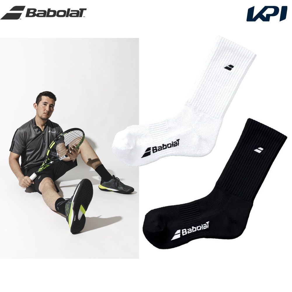 バボラ Babolat テニスウェア メンズ CLUB REGLAR SOCKS レギュラーソックス BUS1810C 2021SS