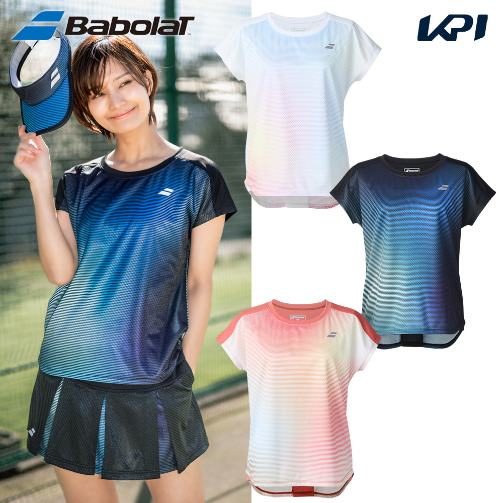 Babolat バボラ テニスウェア レディース PURE SHORT SLEEVE