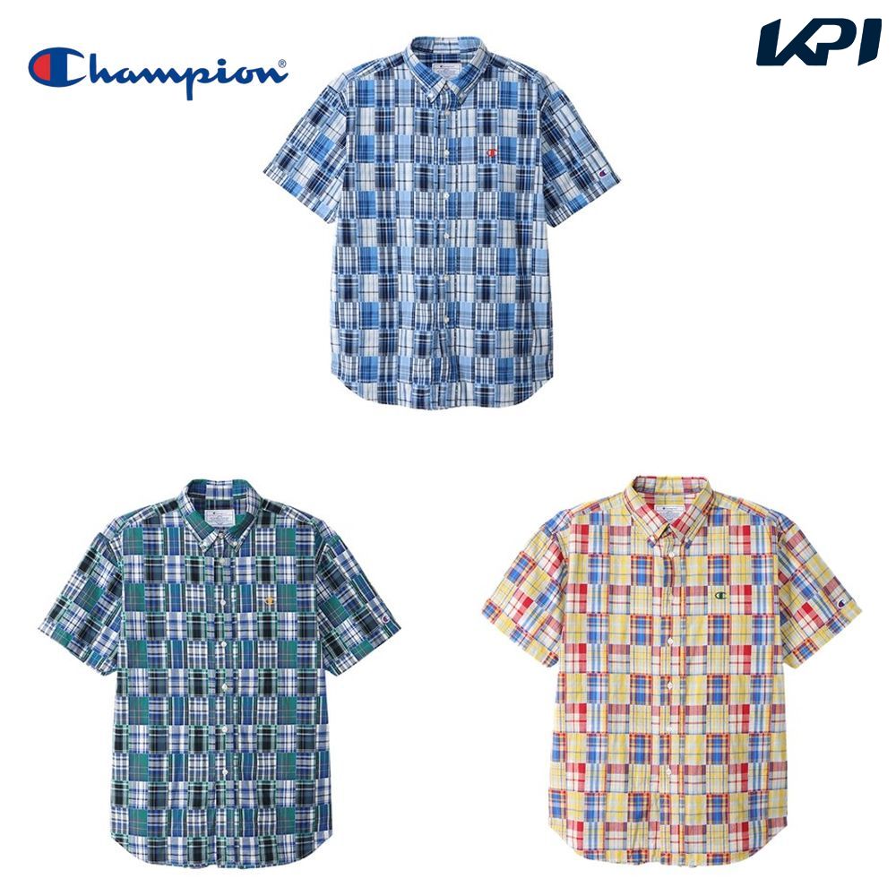 Hanes カジュアルウェア メンズ MADRAS S/S SHIRT C3-X314 2023SS