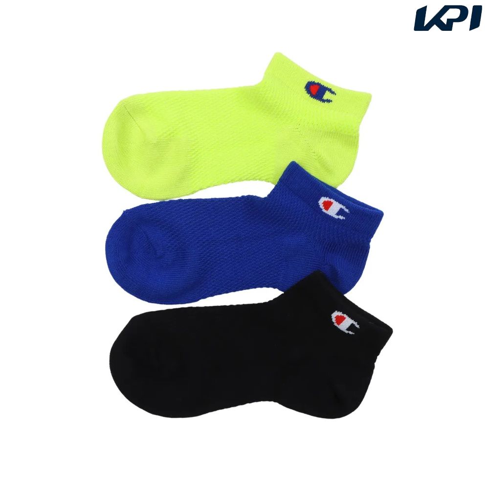 チャンピオン Champion フィットネスアクセサリー ジュニア   SNEAKER IN SOCKS 3P スニーカーインソックス 3足組 CBSCB403