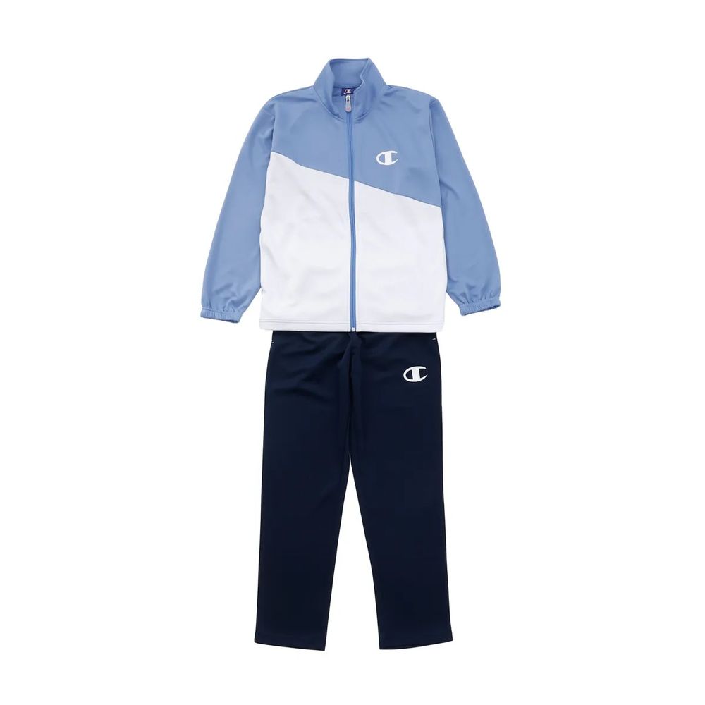 Champion チャンピオン CK-BSW01 キッズ トレーニングスーツ ペールブルー (310) 140サイズ 新品 Champion チャンピオン フィットネスウェア ジュニア TRAINING