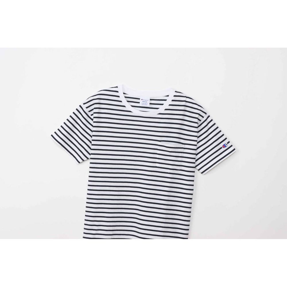 Hanes カジュアルウェア レディース BORDER POCKET T- CW-X343 2023SS |  | 06