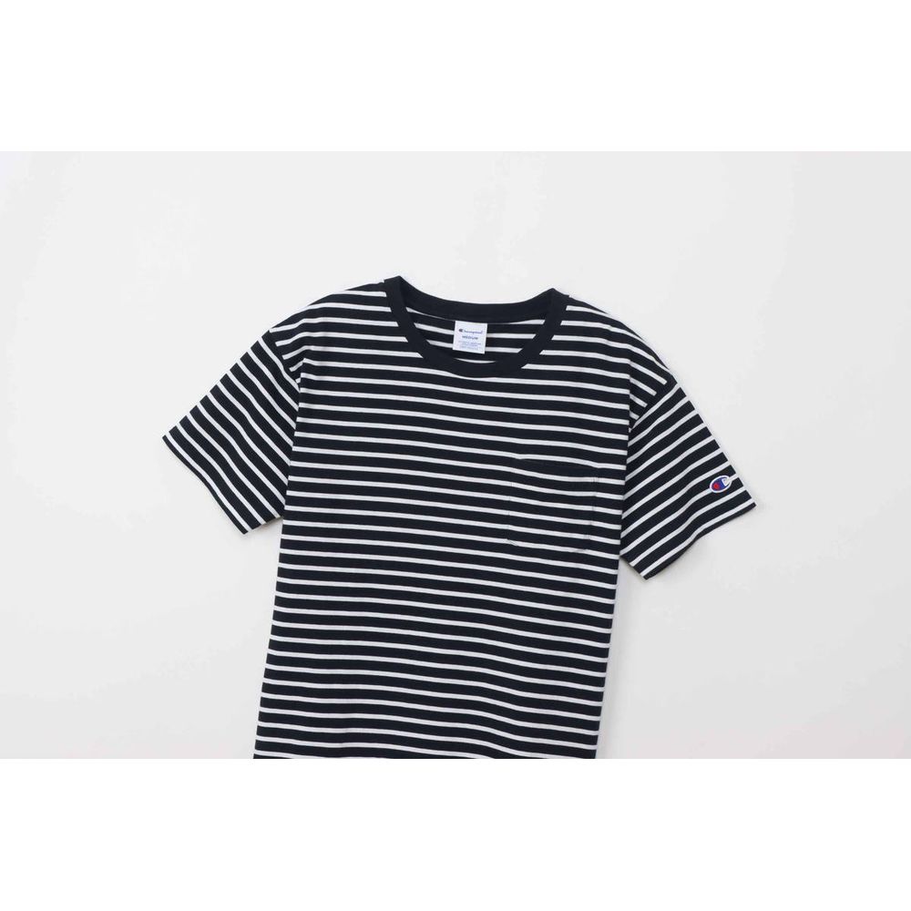 Hanes カジュアルウェア レディース BORDER POCKET T- CW-X343 2023SS |  | 08