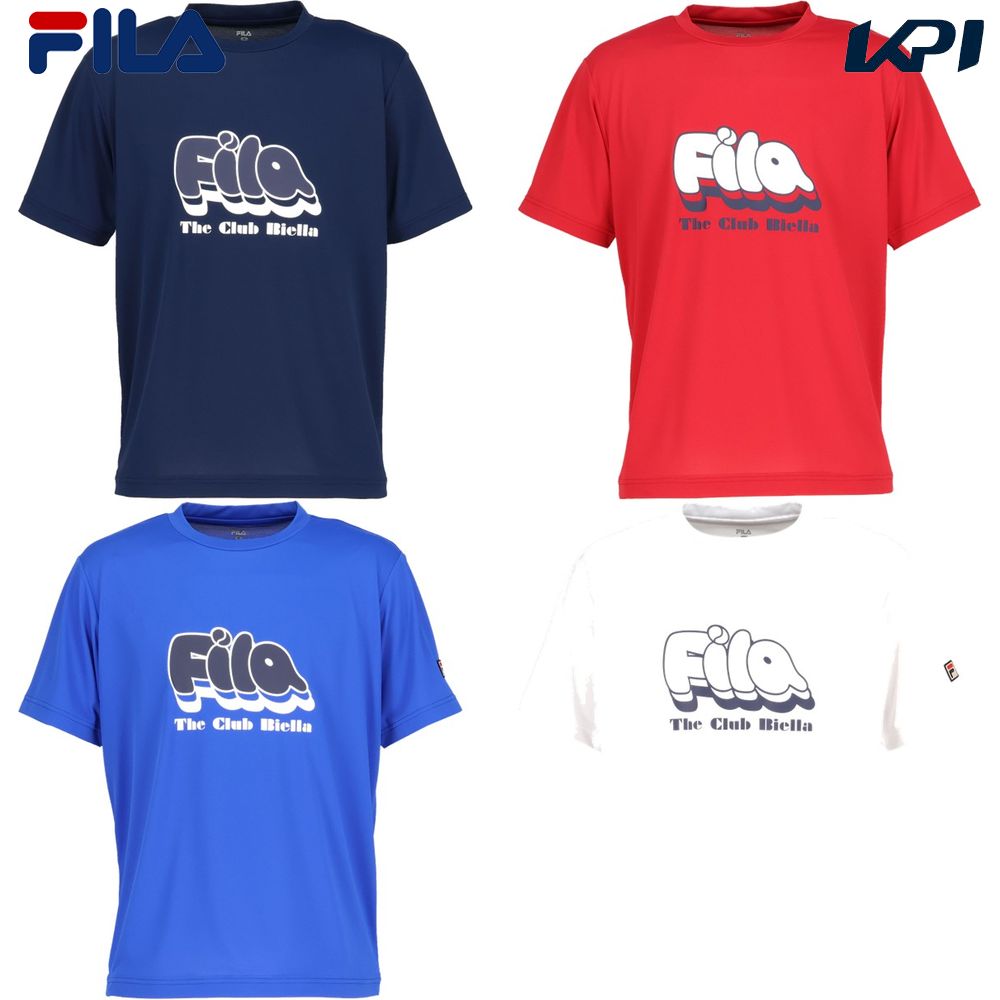 フィラ FILA テニスウェア メンズ   グラフィックＴシャツ CZ6FGM003 2026FW