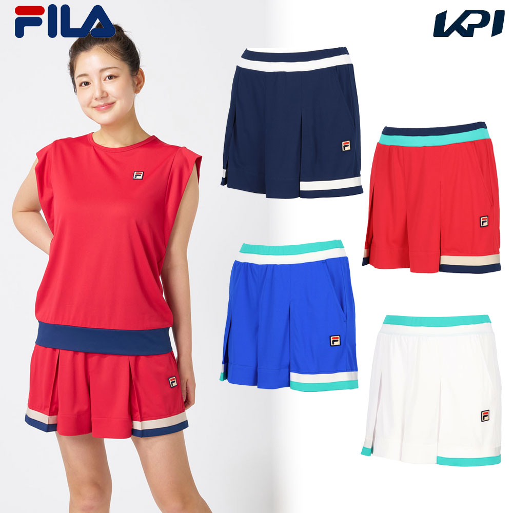 フィラ FILA テニスウェア レディース   ショートパンツ CZ6FGW004 2026FW