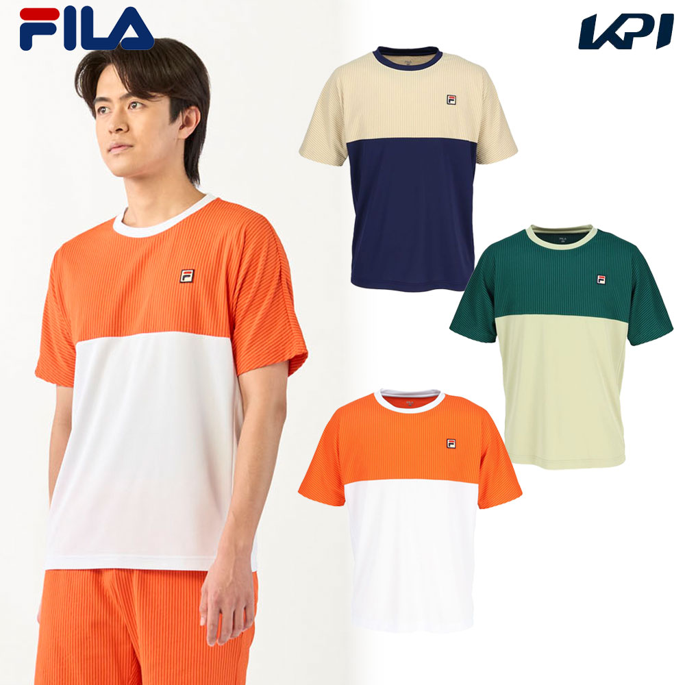 フィラ FILA テニスウェア メンズ   ゲームシャツ CZ6SGM001 2026SS