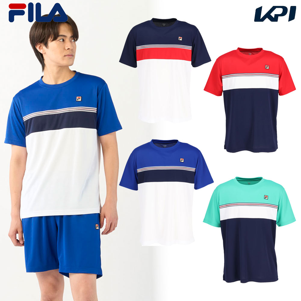 フィラ FILA テニスウェア メンズ   ゲームシャツ CZ6SGM007 2026SS