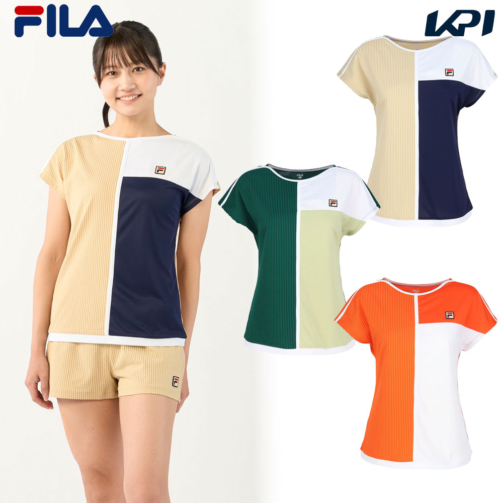 フィラ FILA テニスウェア レディース   ゲームシャツ CZ6SGW002 2026SS