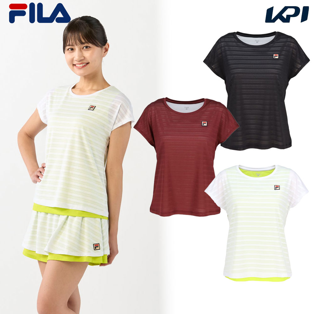フィラ FILA テニスウェア レディース   ゲームシャツ CZ6SGW058 2026SS
