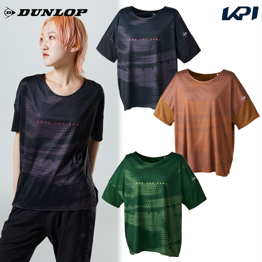ダンロップ DUNLOP テニスウェア レディース   Tシャツ DAL8461W 2024FW