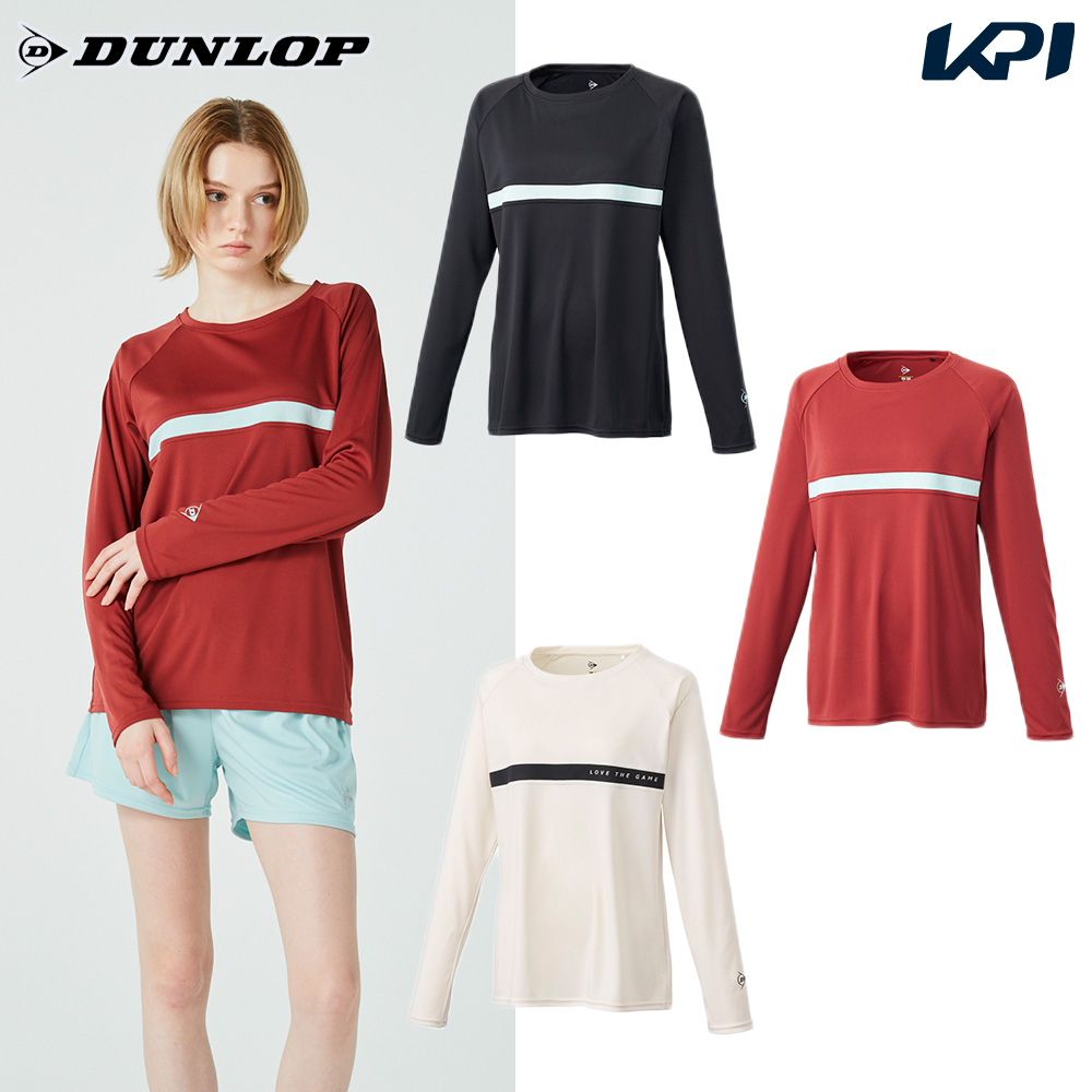 ダンロップ DUNLOP テニスウェア レディース  ロングスリーブ Tシャツ DAL8563W 2025FW