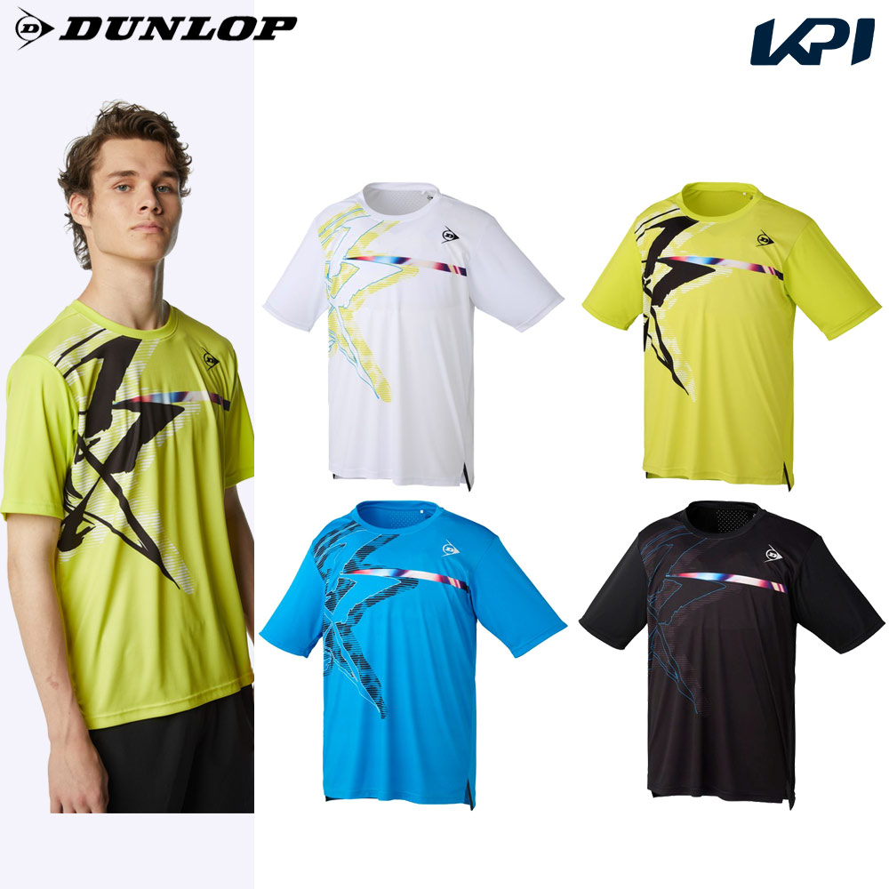 ダンロップ DUNLOP テニスウェア ユニセックス GAME SHIRT ゲームシャツ DAP-1300 2023SS｜kpi24