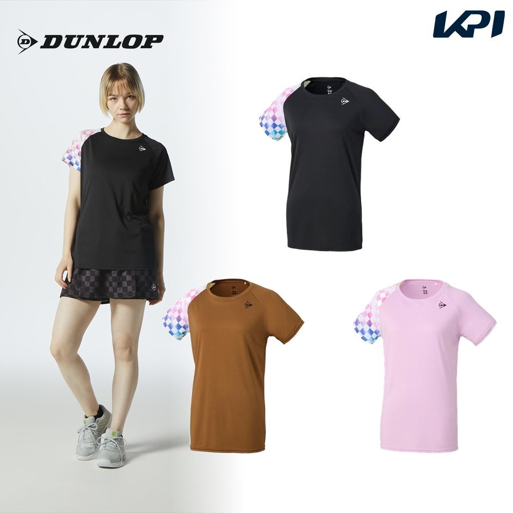 ダンロップ DUNLOP テニスウェア レディース   ゲームシャツ DAP-1424W 2024SS