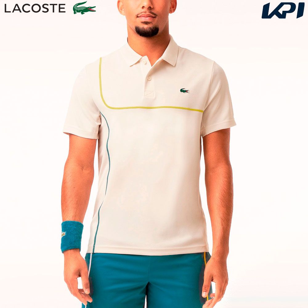 ラコステ LACOSTE テニスウェア メンズ アシンメトリーウルトラドライポロシャツ DH7362 99 AVX 2024SS 『即日出荷』 :DH7362 99 AVX:KPI24