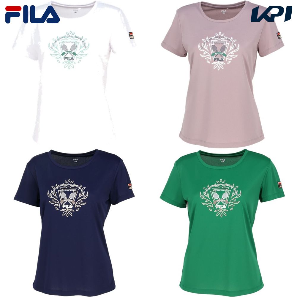 フィラ FILA テニスウェア レディース   グラフィックTシャツ EL0043 2025SS