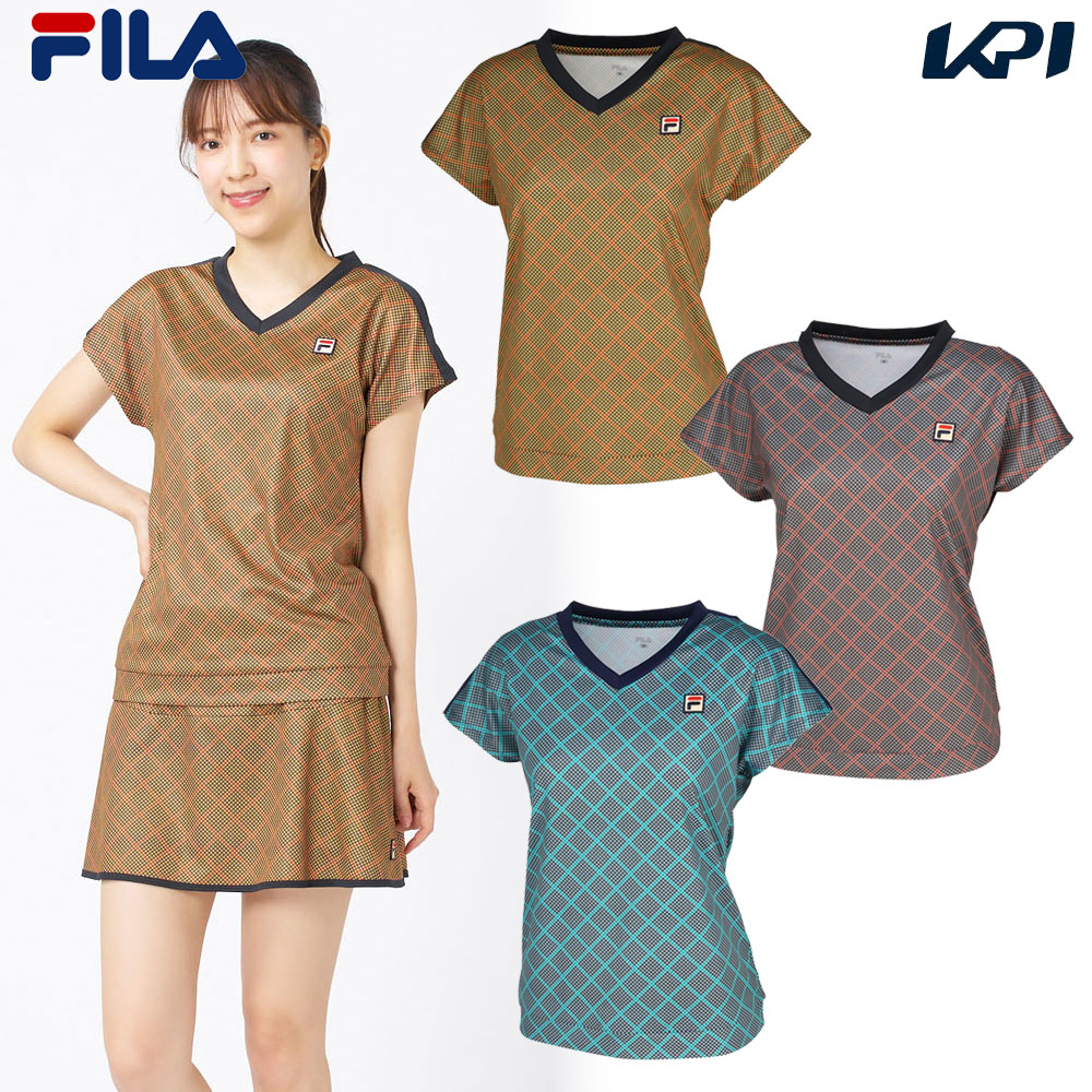 「最短当日出荷」フィラ FILA テニスウェア レディース   ゲームシャツ EL0217 2025FW